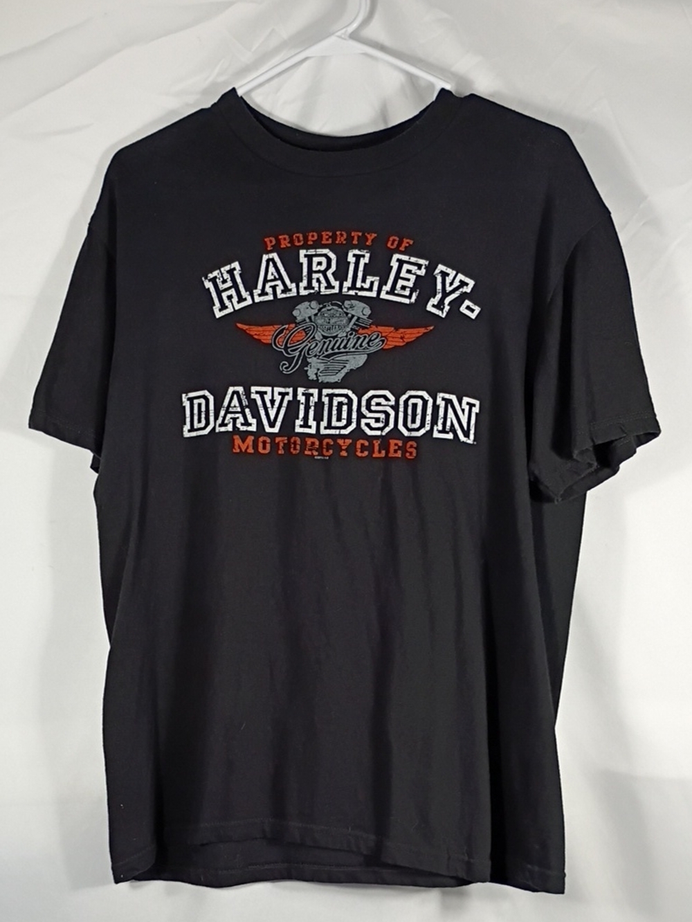 Men's Black Carolina Coast Harley Davidson Cherokee NC Tshirt Size Large 2013